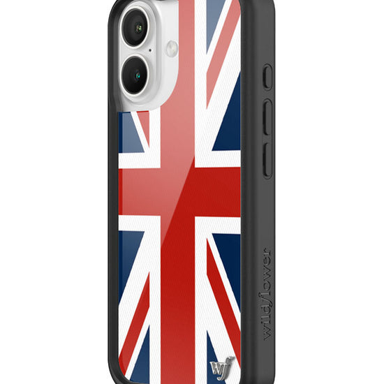 Wildflower iPhone case 16 Union Jack Red Cute