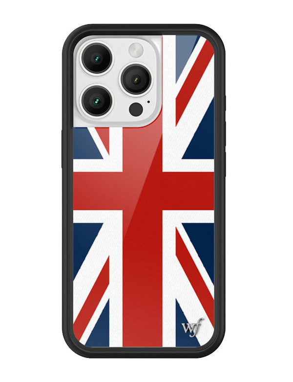 Wildflower iPhone case 16 Pro Union Jack Red Cute