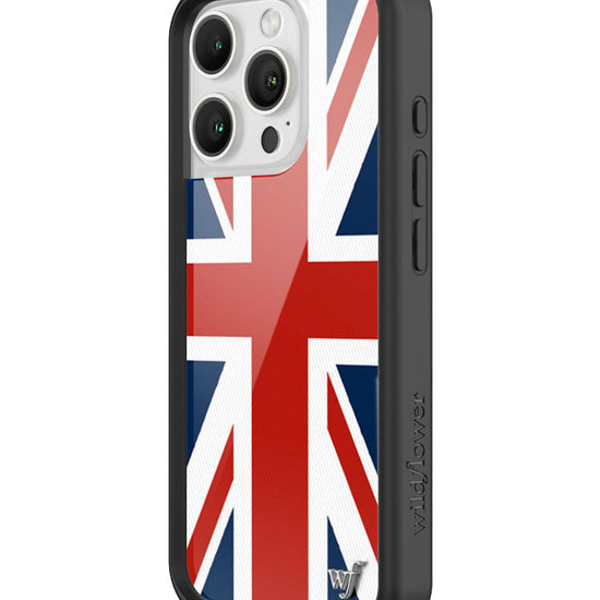 Wildflower iPhone case 16 Pro Union Jack Red Cute