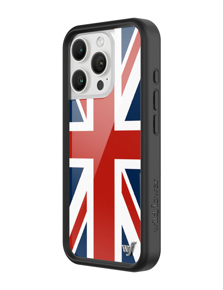 Wildflower iPhone case 16 Pro Union Jack Red Cute