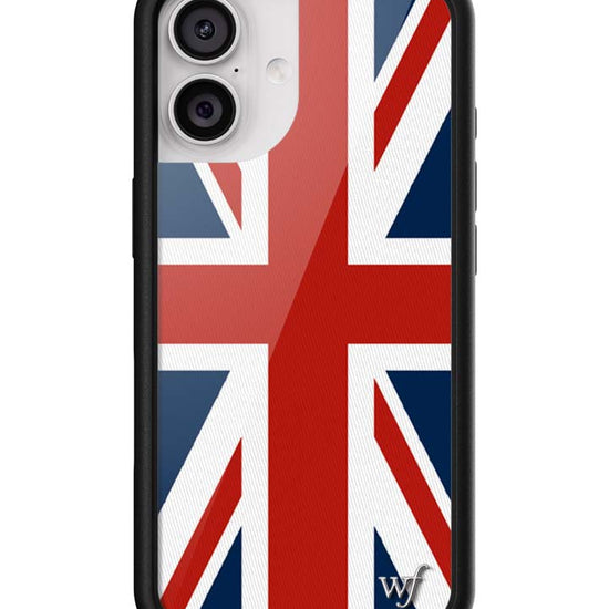 Wildflower iPhone case 17 Union Jack Red Cute