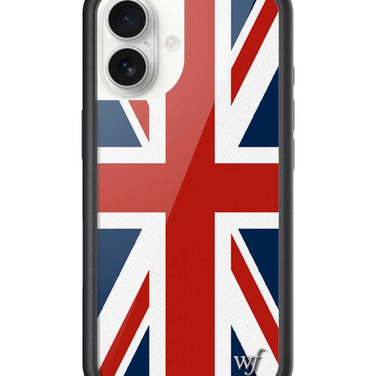 Wildflower iPhone case 17 Union Jack Red Cute
