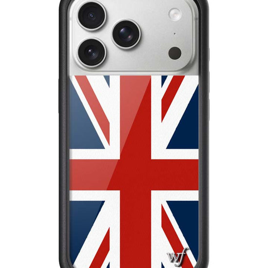 Wildflower iPhone case 17 Pro Union Jack Red Cute