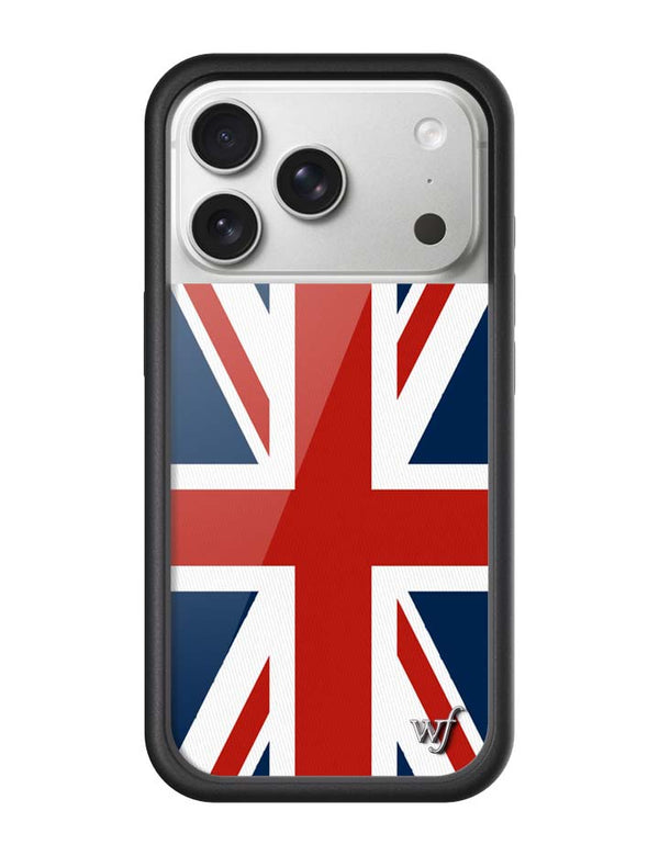 Wildflower iPhone case 17 Pro Union Jack Red Cute