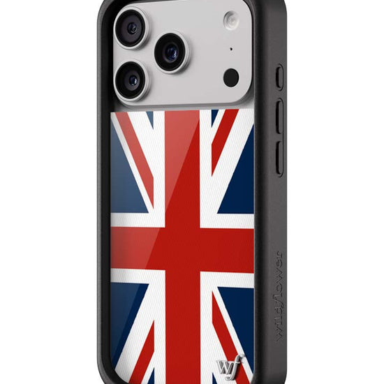 Wildflower iPhone case 17 Pro Union Jack Red Cute