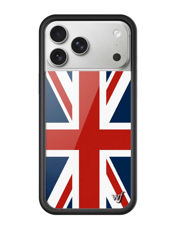 Wildflower iPhone case 17 Pro Max Union Jack Red Cute