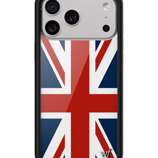 Wildflower iPhone case 17 Pro Max Union Jack Red Cute