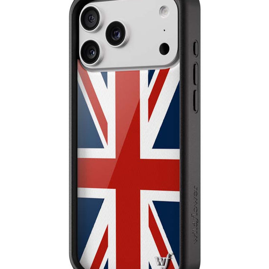 Wildflower iPhone case 17 Pro Max Union Jack Red Cute