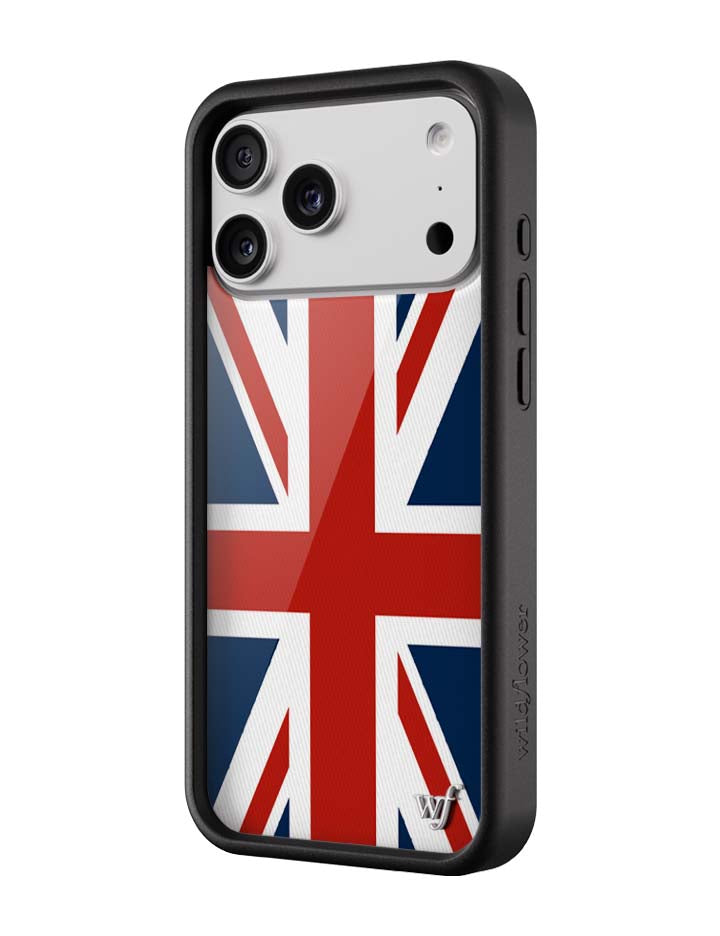 Wildflower iPhone case 18 Pro Max Union Jack Red Cute