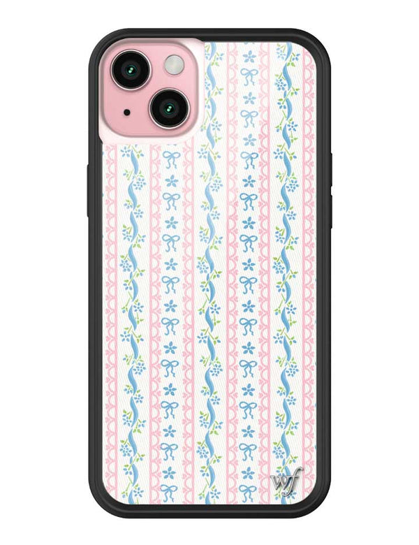 Wildflower iPhone case 15 Plus Dollhouse Pink Cute