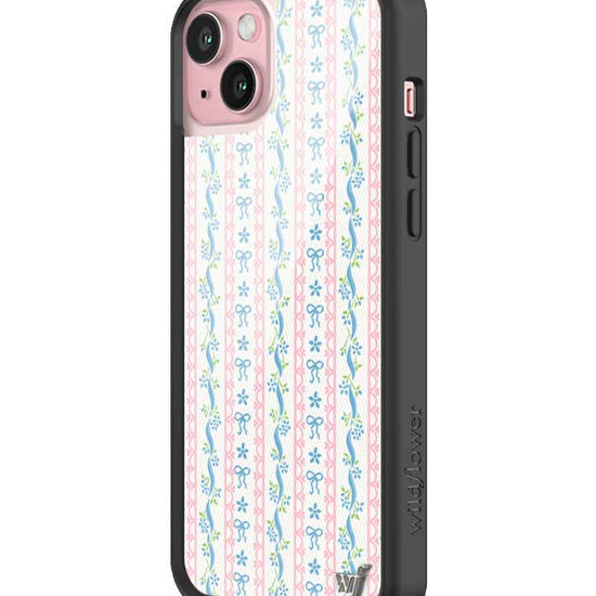 Wildflower iPhone case 15 Plus Dollhouse Pink Cute