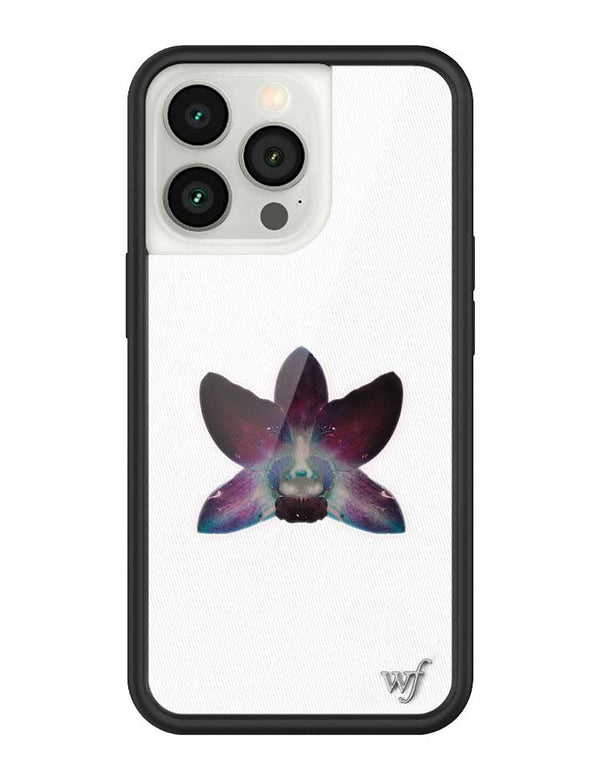 Wildflower iPhone case 13 Pro Orchid Flower Purple White