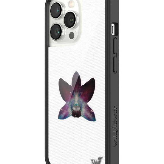 Wildflower iPhone case 13 Pro Orchid Flower Purple White