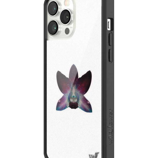 Wildflower iPhone case 13 Pro Max Orchid Flower Purple White