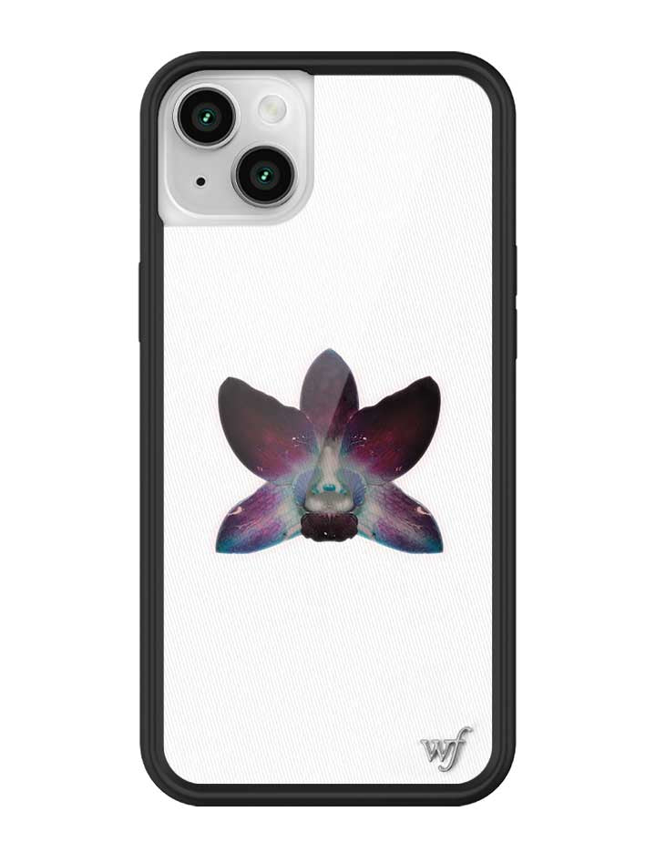 Wildflower iPhone case 14 Orchid Flower Purple White