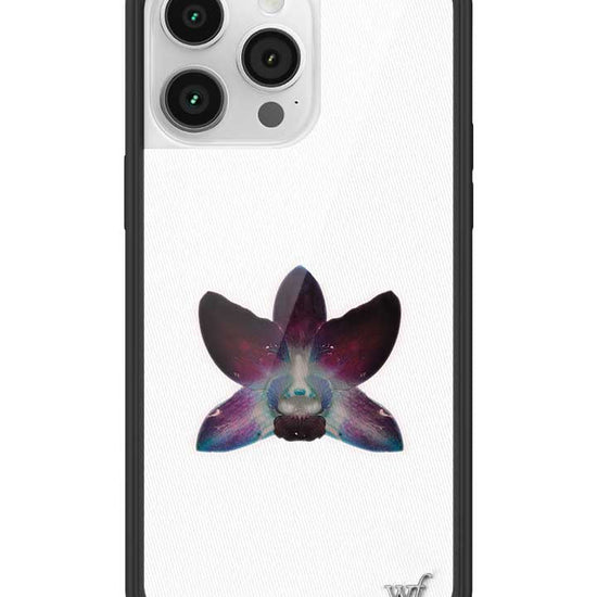 Wildflower iPhone case 14 Pro Max Orchid Flower Purple White