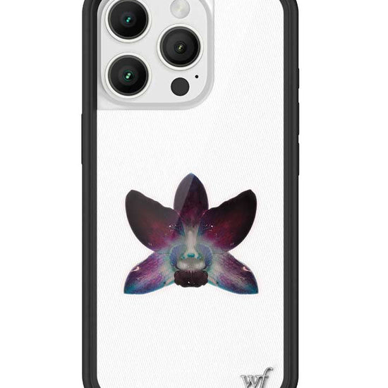 Wildflower iPhone case 16 Pro Orchid Flower Purple White