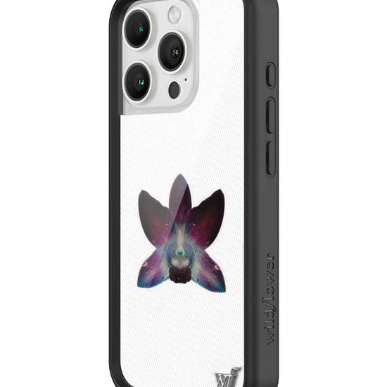 Wildflower iPhone case 16 Pro Orchid Flower Purple White