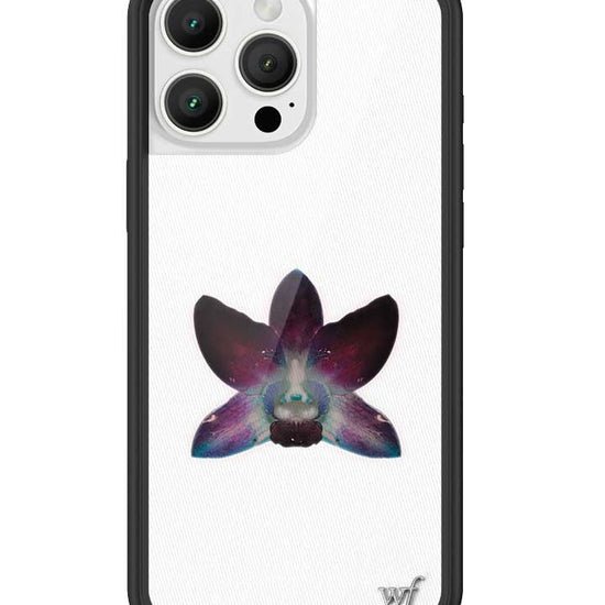 Wildflower iPhone case 16 Pro Max Orchid Flower Purple White