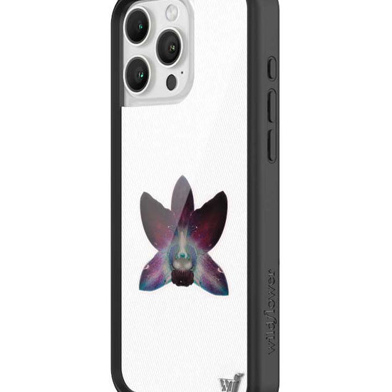 Wildflower iPhone case 16 Pro Max Orchid Flower Purple White
