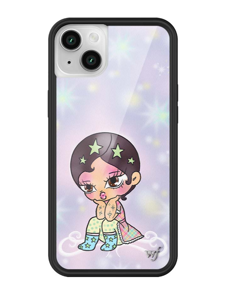 Wildflower iPhone case 14 Vanilla Mace Purple Cute