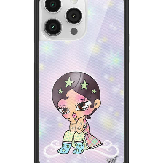 Wildflower iPhone case 14 Pro Max Vanilla Mace Purple Cute