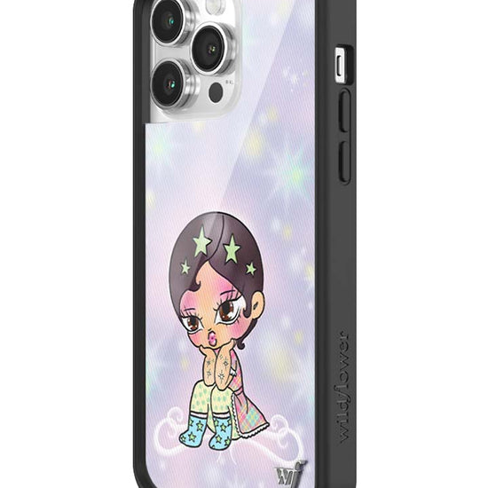 Wildflower iPhone case 14 Pro Max Vanilla Mace Purple Cute