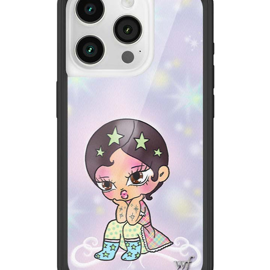 Wildflower iPhone case 15 Pro Vanilla Mace Purple Cute
