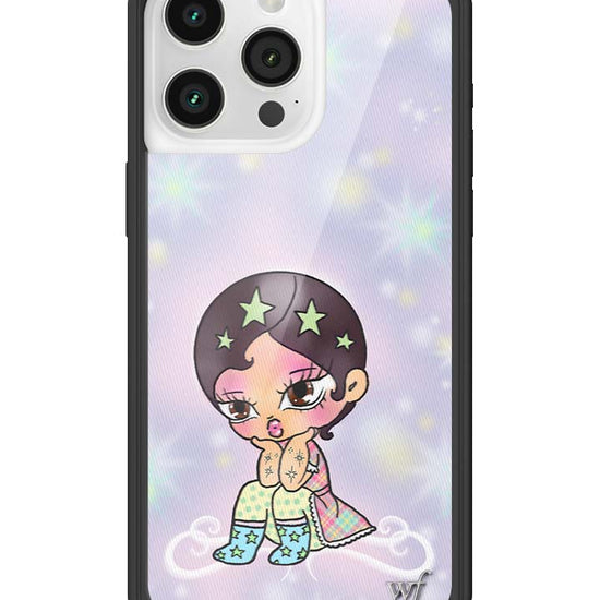 Wildflower iPhone case 15 Pro Max Vanilla Mace Purple Cute