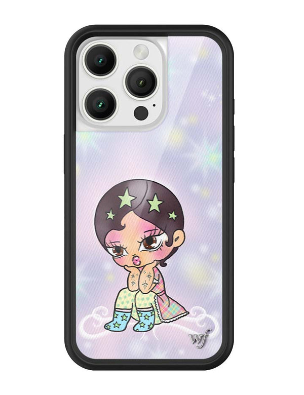 Wildflower iPhone case 16 Pro Vanilla Mace Purple Cute