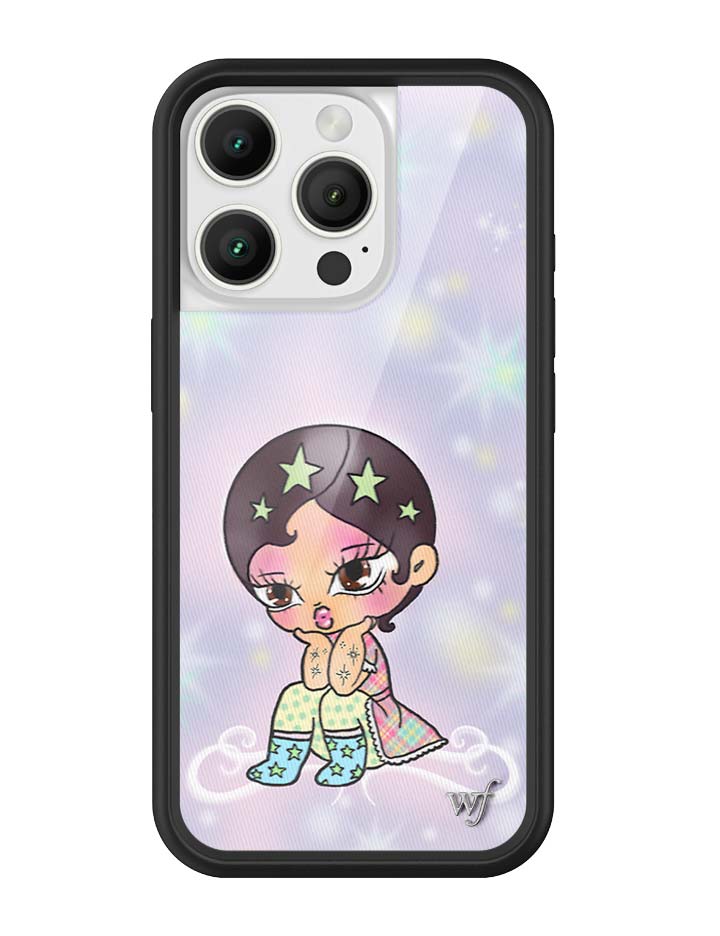 Wildflower iPhone case 16 Pro Vanilla Mace Purple Cute