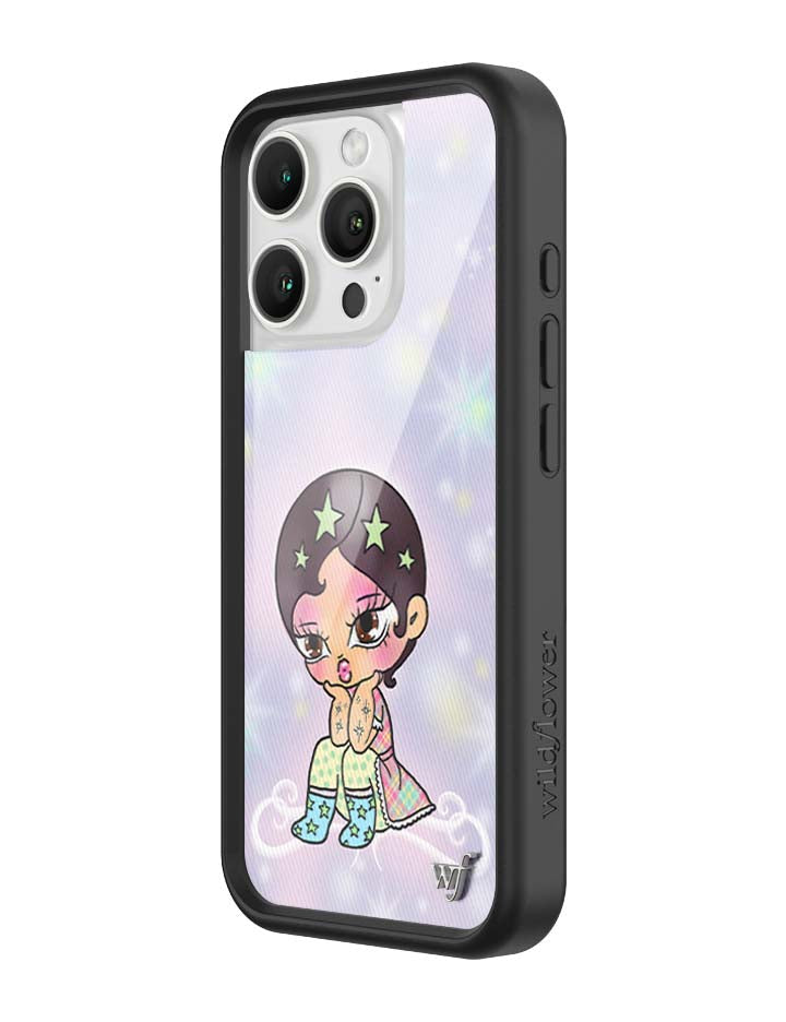 Wildflower iPhone case 16 Pro Vanilla Mace Purple Cute