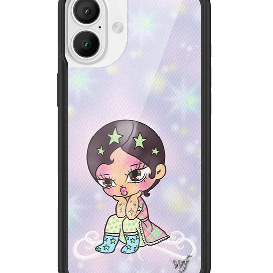 Wildflower iPhone case 16 Plus Vanilla Mace Purple Cute