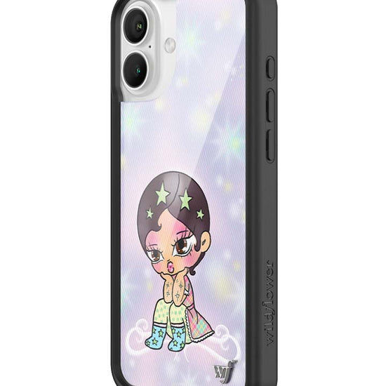 Wildflower iPhone case 16 Plus Vanilla Mace Purple Cute