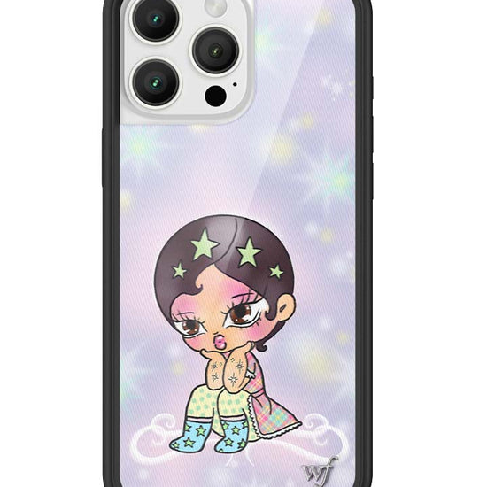 Wildflower iPhone case 16 Pro Max Vanilla Mace Purple Cute
