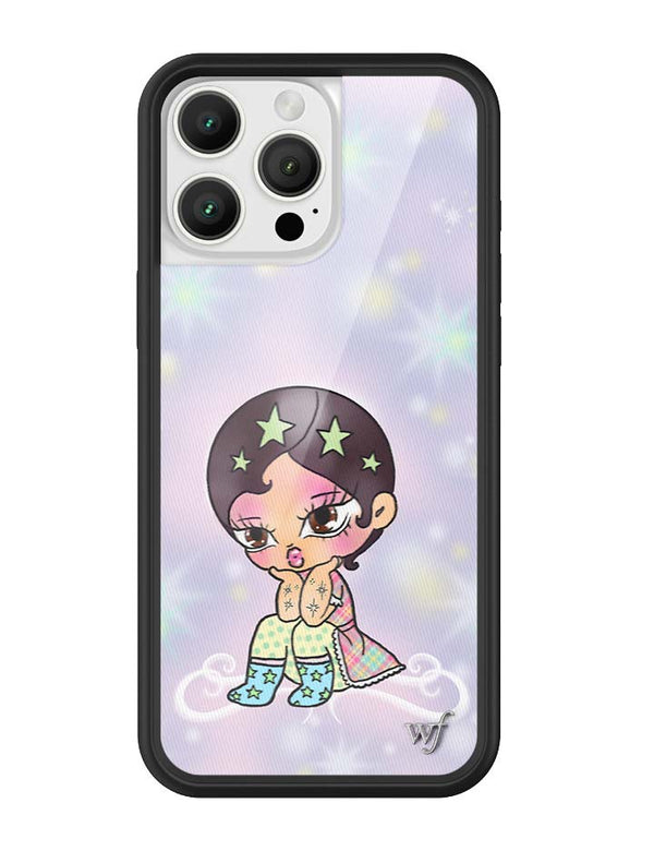 Wildflower iPhone case 16 Pro Max Vanilla Mace Purple Cute