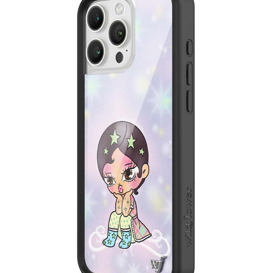 Wildflower iPhone case 16 Pro Max Vanilla Mace Purple Cute