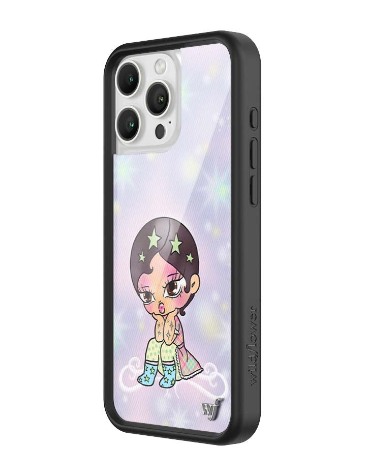 Wildflower iPhone case 16 Pro Max Vanilla Mace Purple Cute