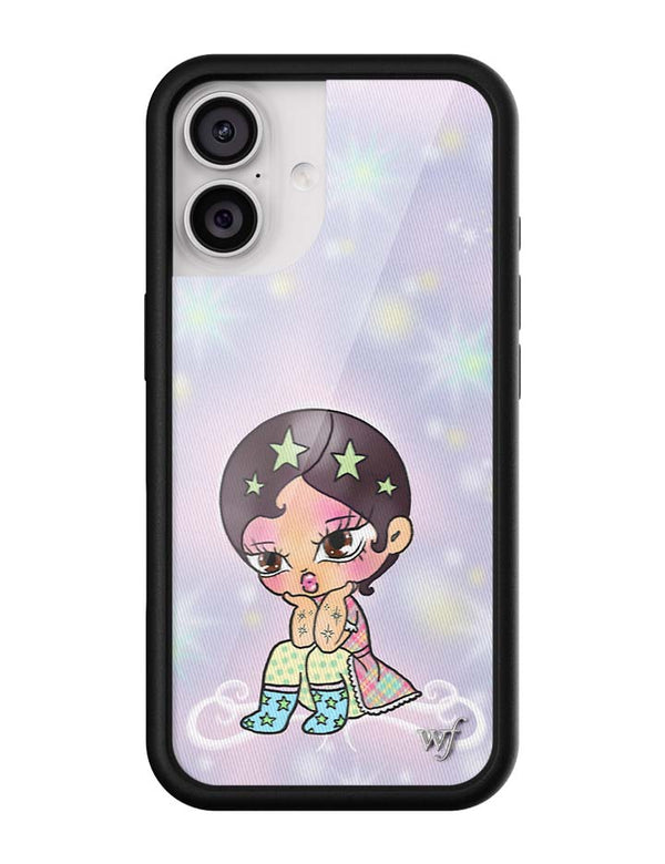 Wildflower iPhone case 17 Vanilla Mace Purple Cute