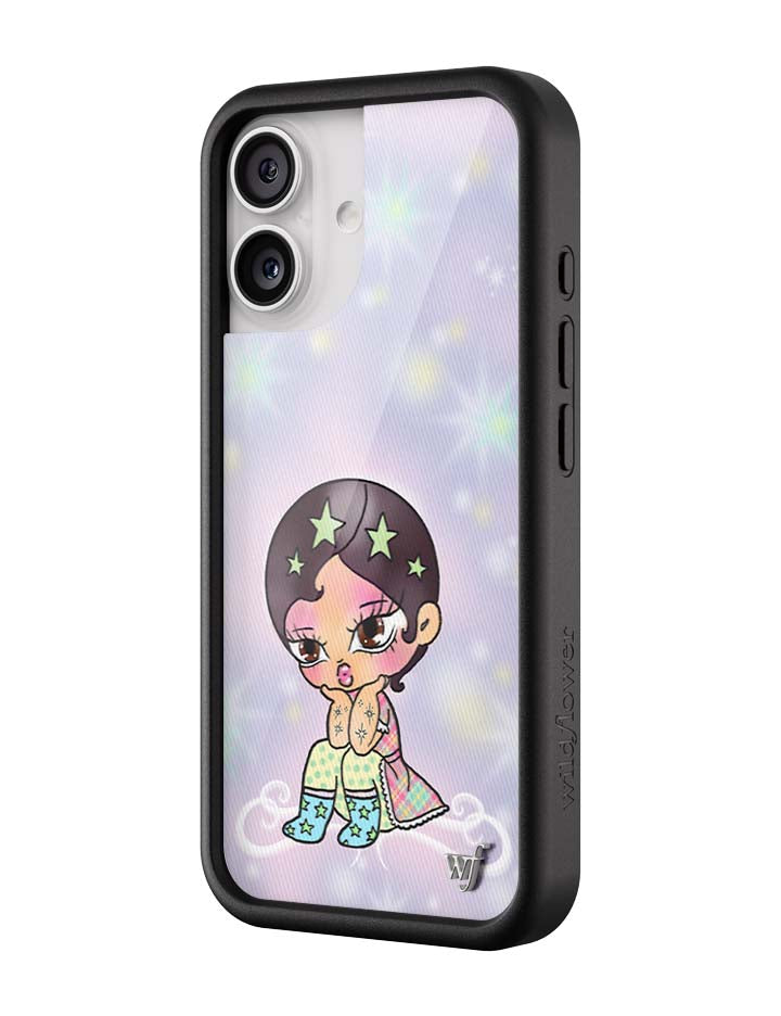 Wildflower iPhone case 17 Vanilla Mace Purple Cute