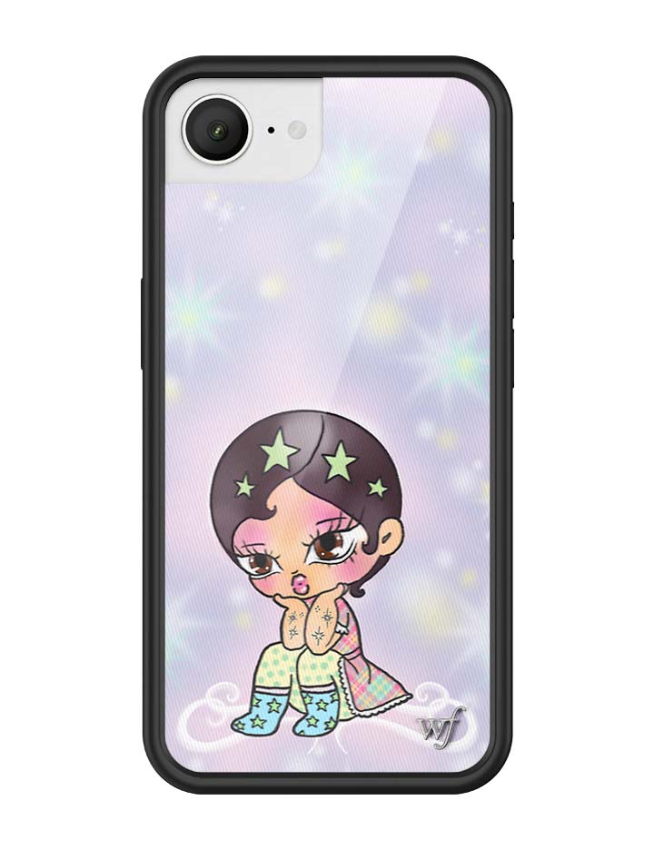 Wildflower iPhone case 17 e Vanilla Mace Purple Cute