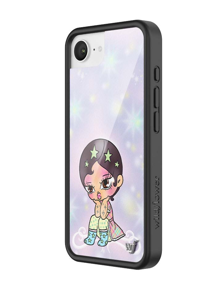 Wildflower iPhone case 17 e Vanilla Mace Purple Cute
