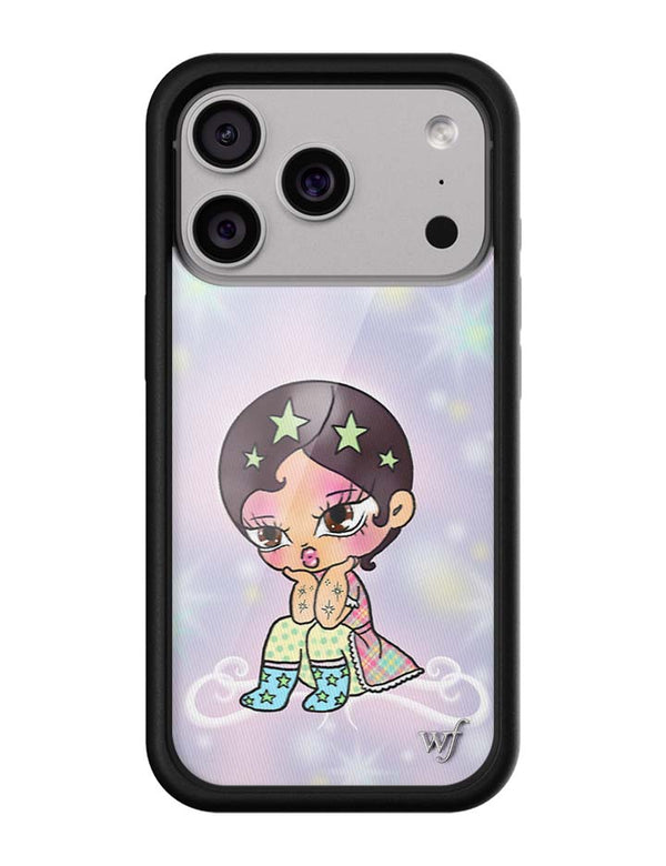 Wildflower iPhone case 17 Pro Vanilla Mace Purple Cute
