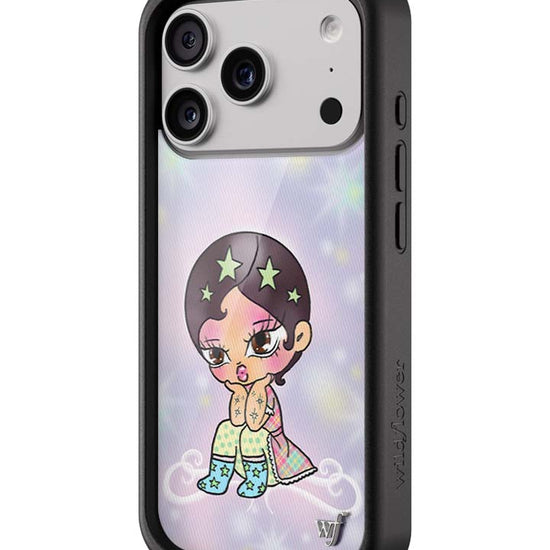 Wildflower iPhone case 17 Pro Vanilla Mace Purple Cute