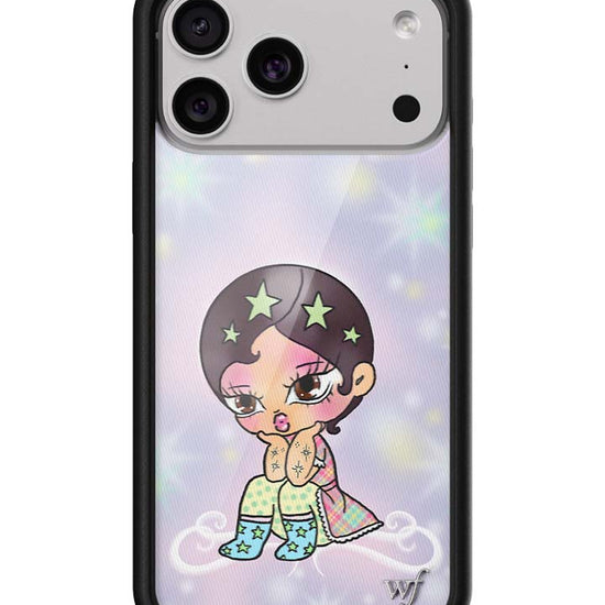 Wildflower iPhone case 17 Pro Max Vanilla Mace Purple Cute