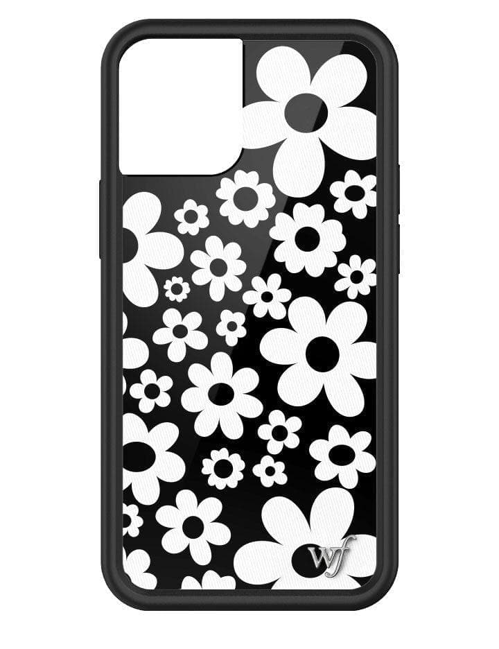 Wildflower Bloom iPhone Case Black and White Wildflower Cases