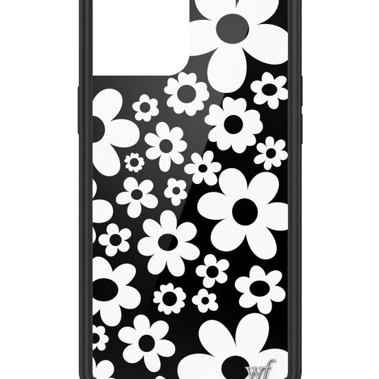 Wildflower Bloom Black and White iPhone 12 Pro Max Case