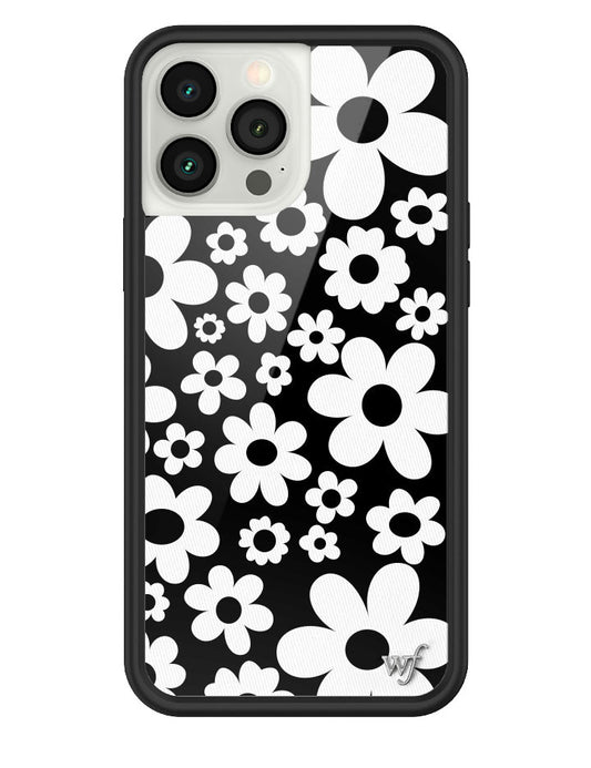 wildflower bloom | black and white iphone 13promax