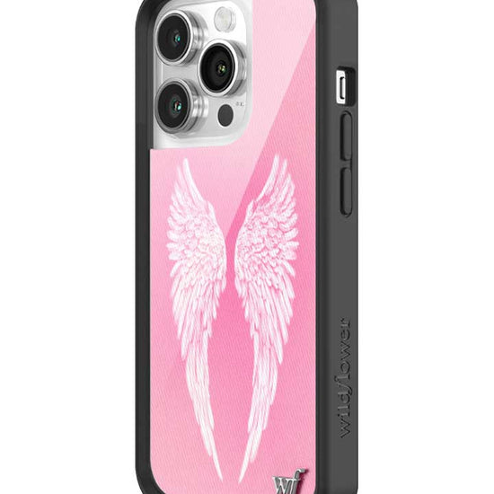 Wildflower iPhone case 14 Pro Angel Baby Pink Cute