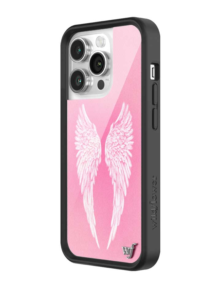 Wildflower iPhone case 14 Pro Angel Baby Pink Cute